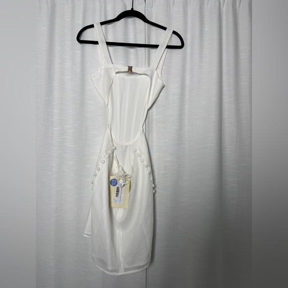 Sabo Skirt White Corset Cutout Mini Dress Festival Outfit | NWT Size XXS - Picture 5 of 12